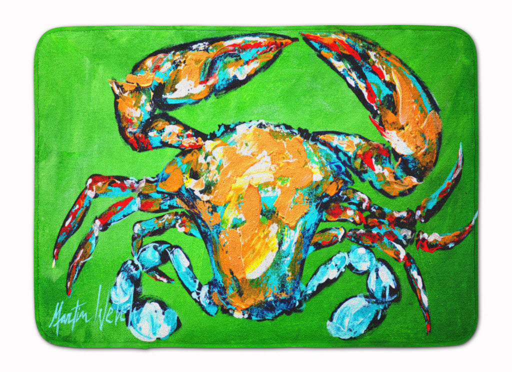 Wide Load Crab Memory Foam Kitchen Mat Machine Washable Anti-Fatigue Cushion Comfort Bath or Kitchen Rug