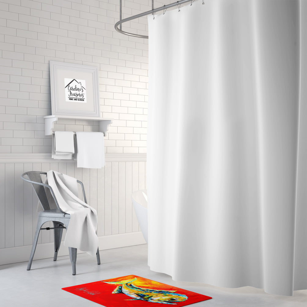 Danny Dolphin Fish Memory Foam Kitchen Mat Machine Washable Anti-Fatigue Cushion Comfort Bath or Kitchen Rug