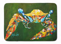 Go Green Crab Memory Foam Kitchen Mat Machine Washable Anti-Fatigue Cushion Comfort Bath or Kitchen Rug