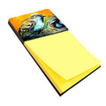 Look at the Birdie Watercolor Sticky Note Holder Refillable Dispenser Desk Accessory 3x3 Pad Gift