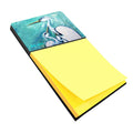 Mother's Love White Crane Watercolor Sticky Note Holder Refillable Dispenser Desk Accessory 3x3 Pad Gift