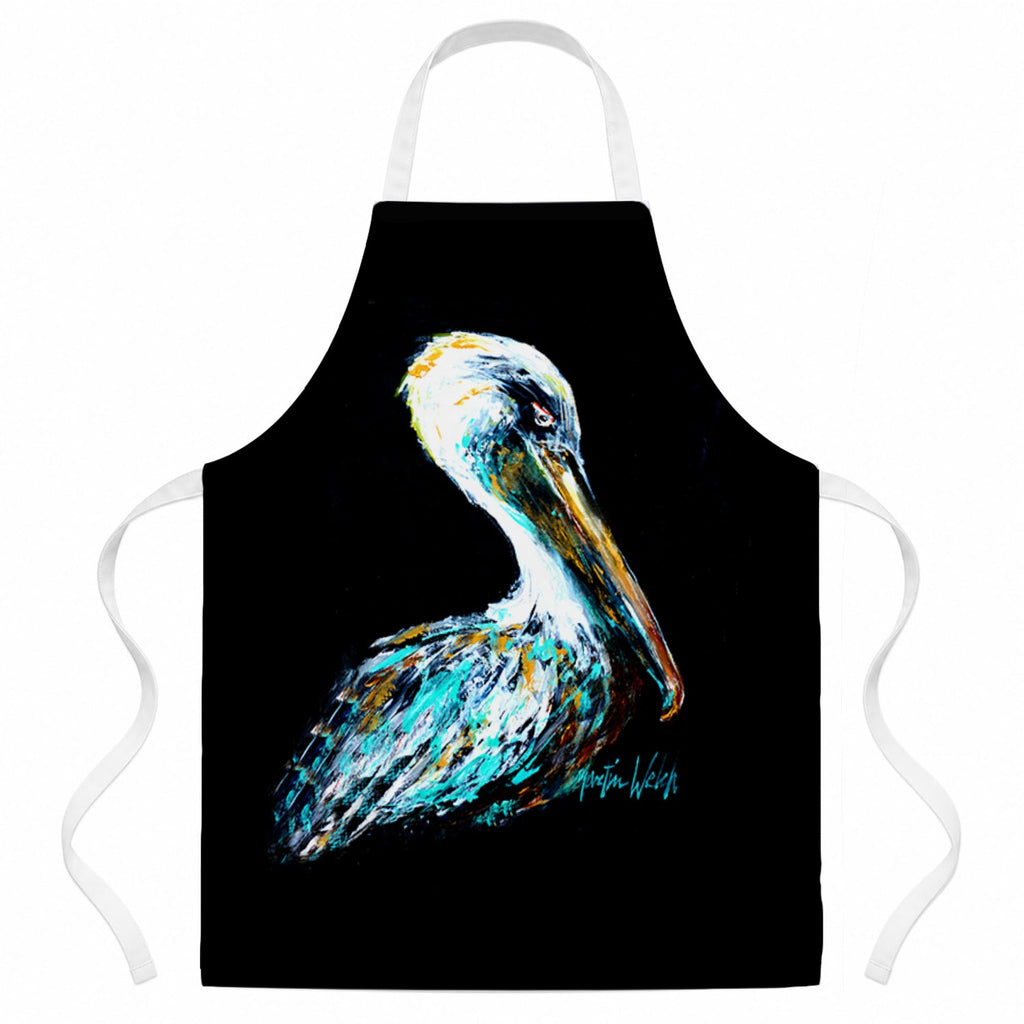 Dressed in Black Pelican Apron Cooking Kitchen Server Baking Crafts Gardening for Adult Women Men, Unisex, Large, Multicolor