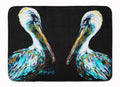 Dressed in Black Pelican Memory Foam Kitchen Mat Machine Washable Anti-Fatigue Cushion Comfort Bath or Kitchen Rug