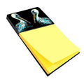 Dressed in Black Pelican Watercolor Sticky Note Holder Refillable Dispenser Desk Accessory 3x3 Pad Gift