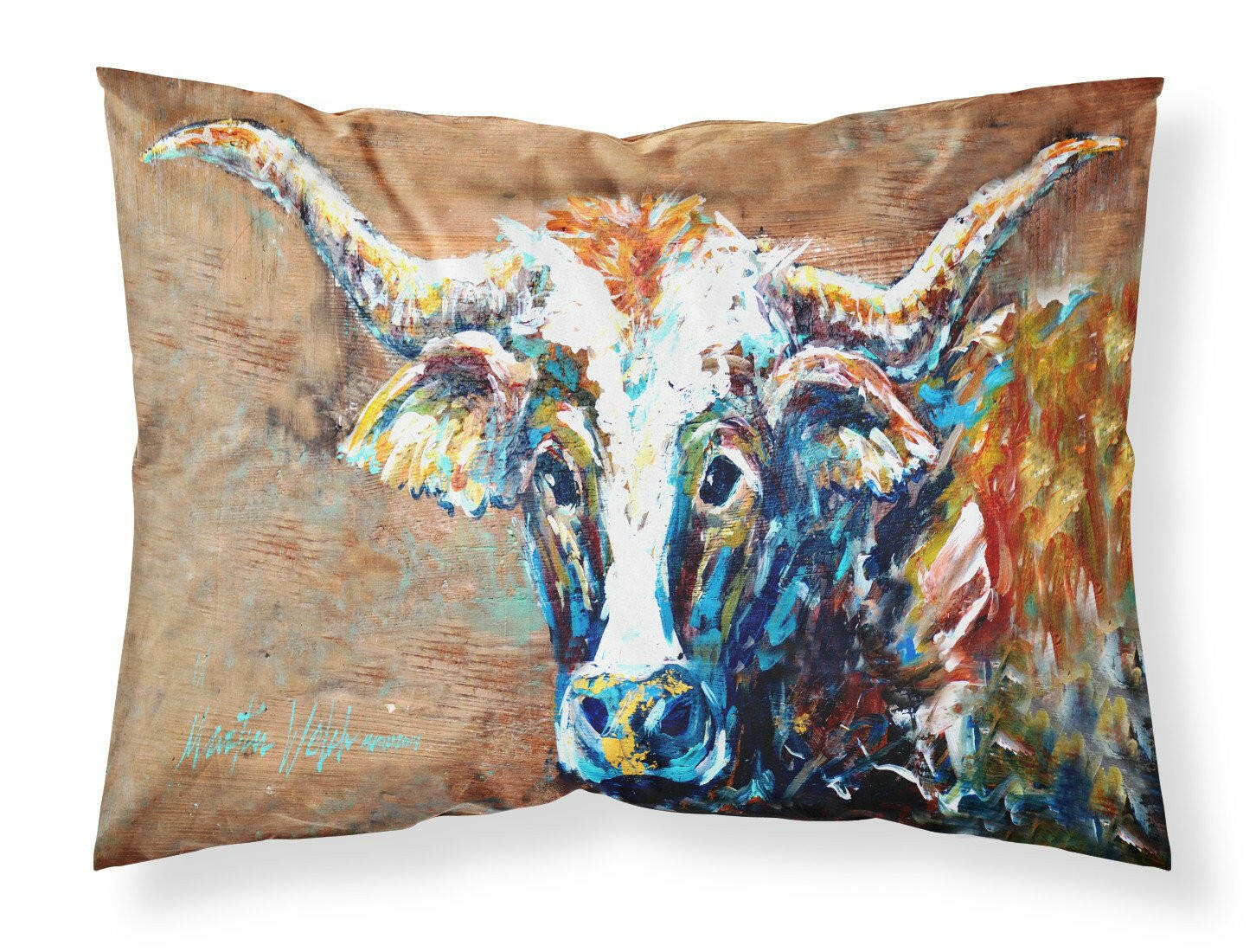 On the Loose Brown Cow Standard Pillowcase Lightweight Super Soft Easy Care Decorative Artwork Pillowcase, Standard