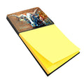 On the Loose Brown Cow Watercolor Sticky Note Holder Refillable Dispenser Desk Accessory 3x3 Pad Gift
