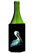 Dressed in Black Pelican Wine Bottle Hugger Gift Sleeve for Standard 750 ml Bottles, Insulated Reusable Also Fits Mini Shot & Pint Bottles
