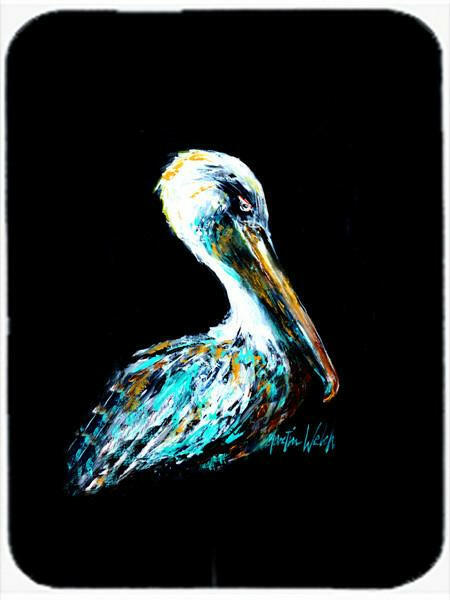 Dressed in Black Pelican Mouse Pad, Heat Resistant Trivet Hot Pad , Non Slip Rubber Desk Mat, Kitchen Counter Protector, Home Office Decor Gift