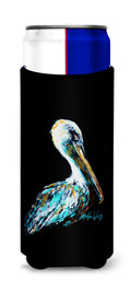 Dressed in Black Pelican Slim Can Hugger , Insulated Foam Hugger for 12 oz Slim Cans, Beer Bottles & Water Bottles, Printed in USA