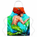 Mermaids Heaven Apron Cooking Kitchen Server Baking Crafts Gardening for Adult Women Men, Unisex, Large, Multicolor