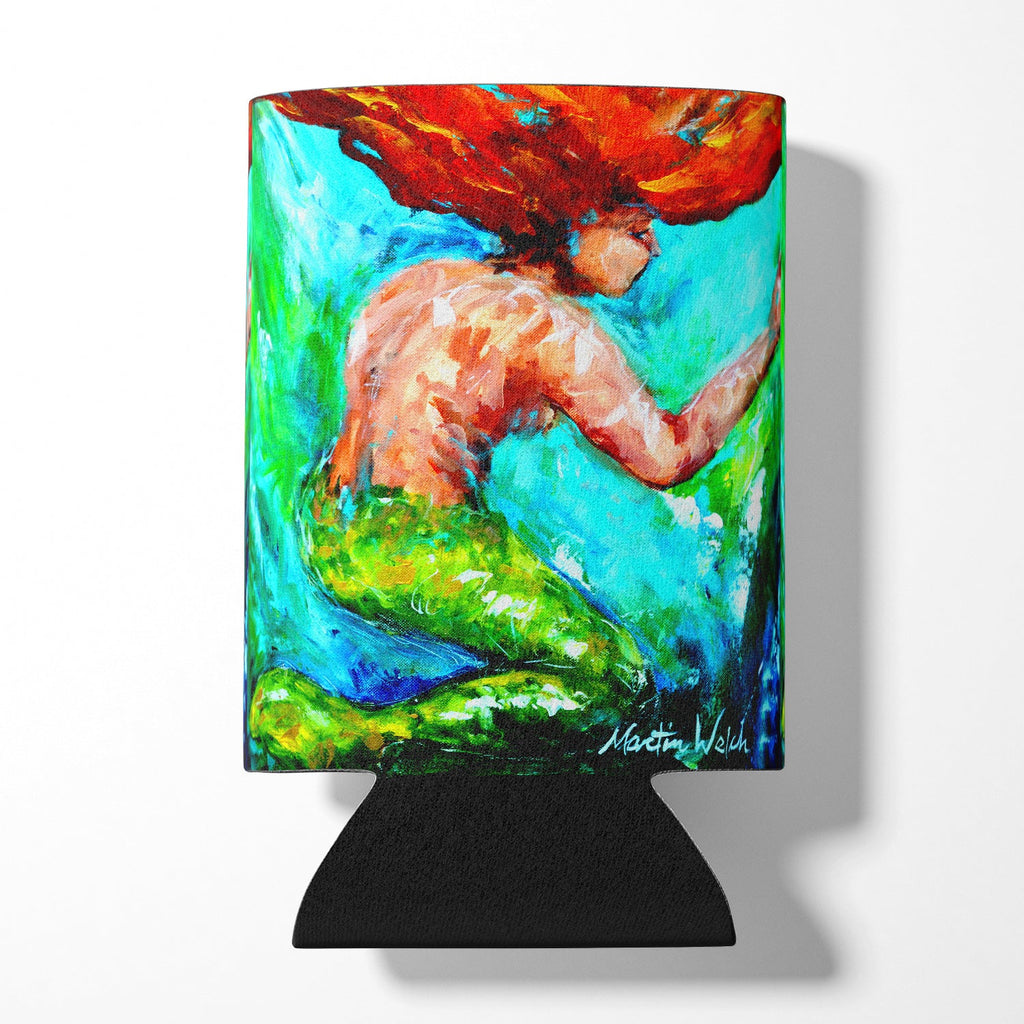 Mermaids Heaven Can or Bottle Hugger Cooler Sleeve for Standard 12 oz Cans, Insulated Foam Beer & Soda Can Hugger Reusable