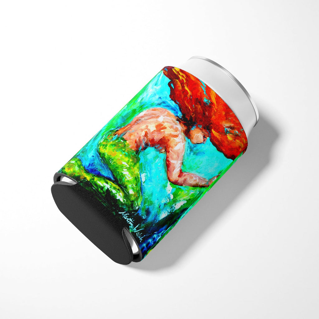 Mermaids Heaven Can or Bottle Hugger Cooler Sleeve for Standard 12 oz Cans, Insulated Foam Beer & Soda Can Hugger Reusable