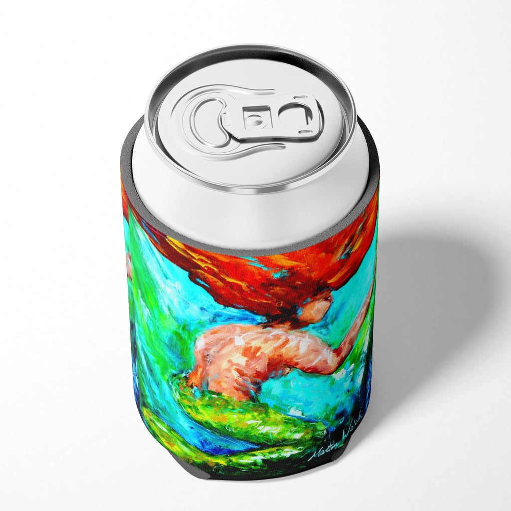 Mermaids Heaven Can or Bottle Hugger Cooler Sleeve for Standard 12 oz Cans, Insulated Foam Beer & Soda Can Hugger Reusable
