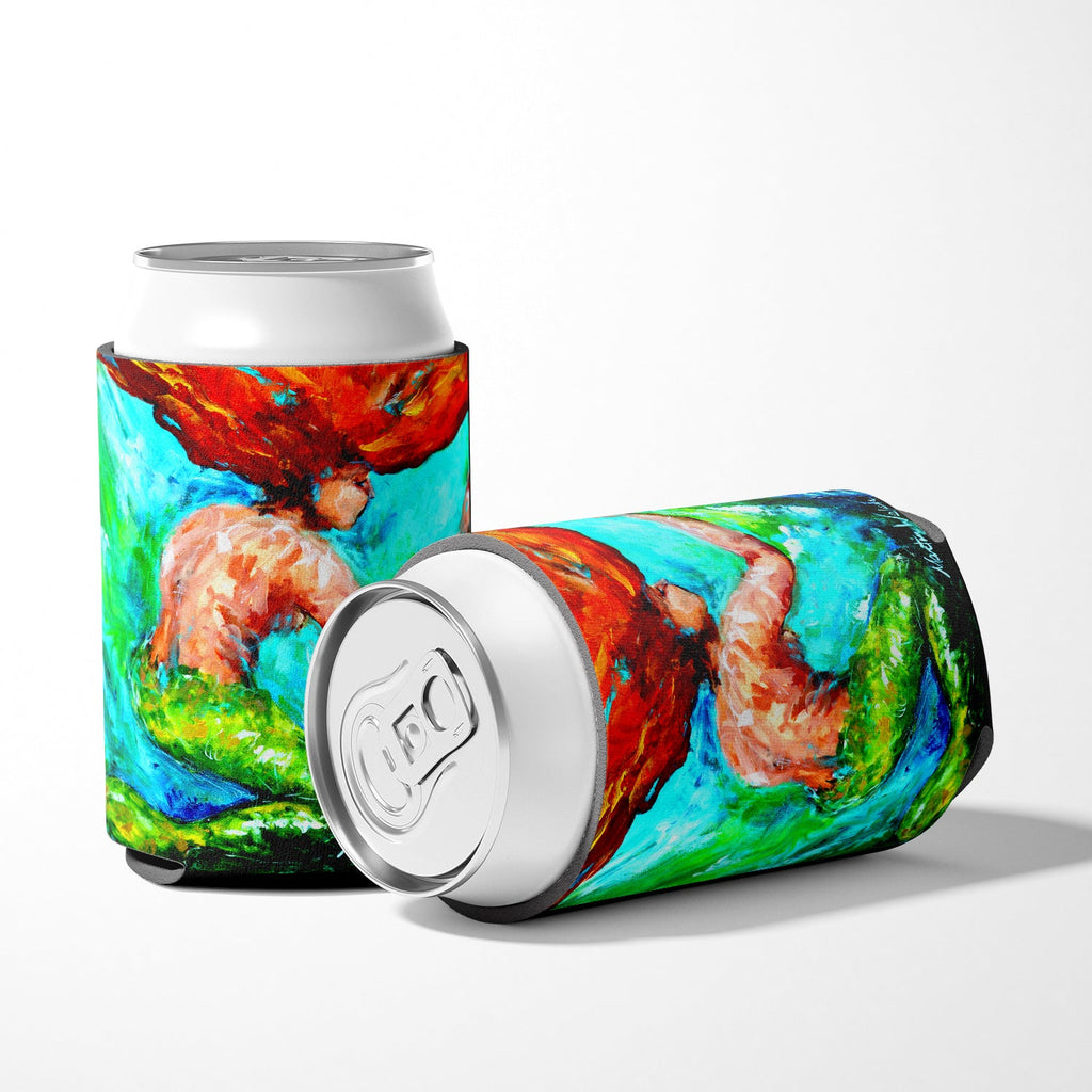 Mermaids Heaven Can or Bottle Hugger Cooler Sleeve for Standard 12 oz Cans, Insulated Foam Beer & Soda Can Hugger Reusable