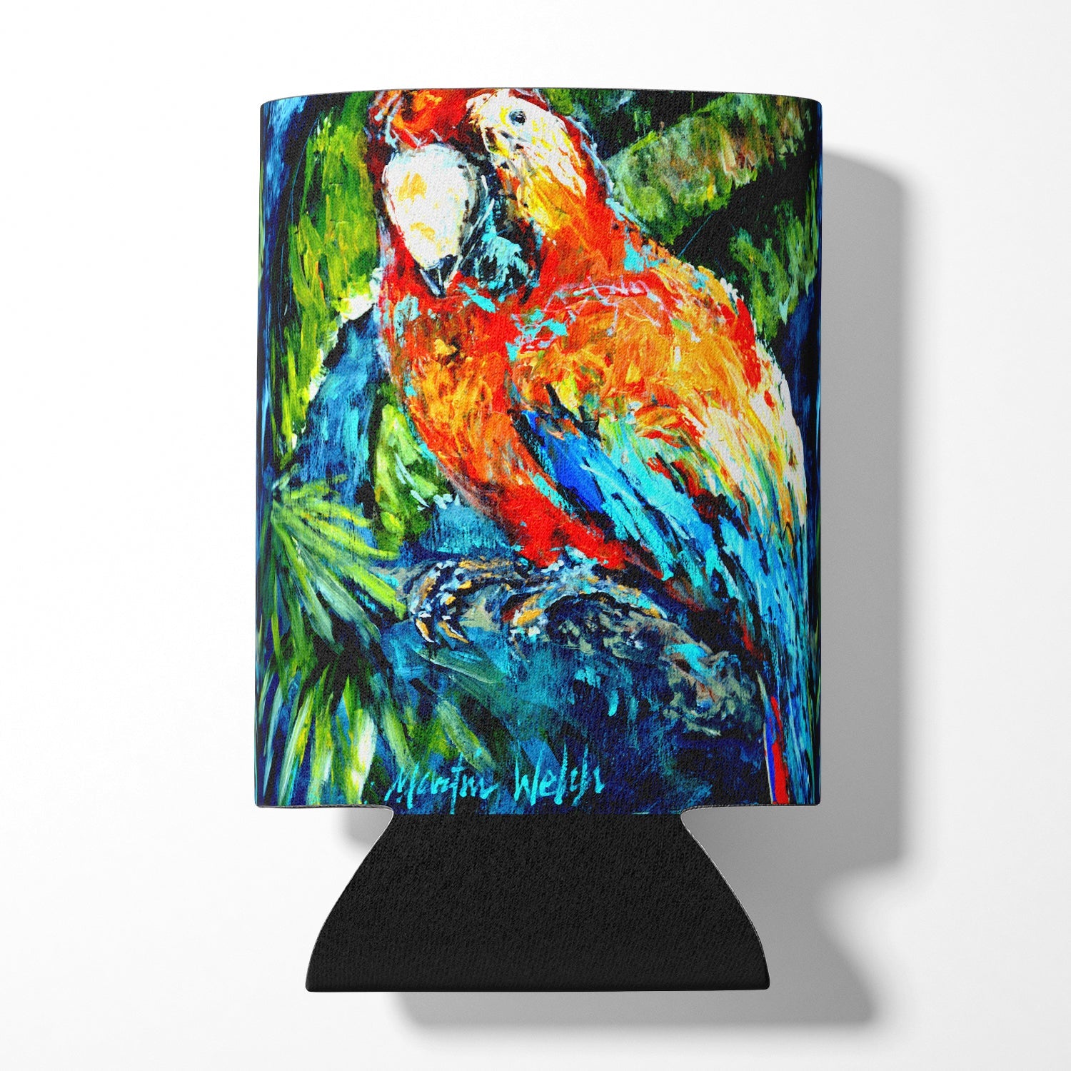Yo Yo Mama Parrot Can or Bottle Hugger Cooler Sleeve for Standard 12 oz Cans, Insulated Foam Beer & Soda Can Hugger Reusable