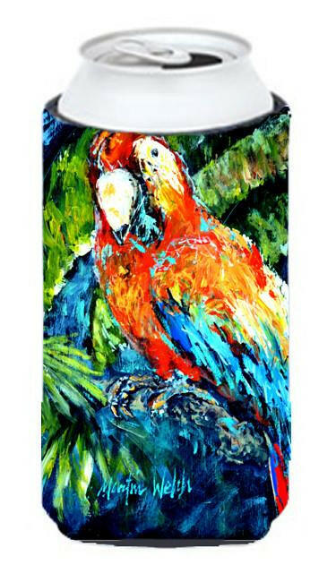 Yo Yo Mama Parrot Tall Boy Hugger Can Cooler Sleeve Machine Washable Drink Collapsible Insulator Beverage Insulated Holder