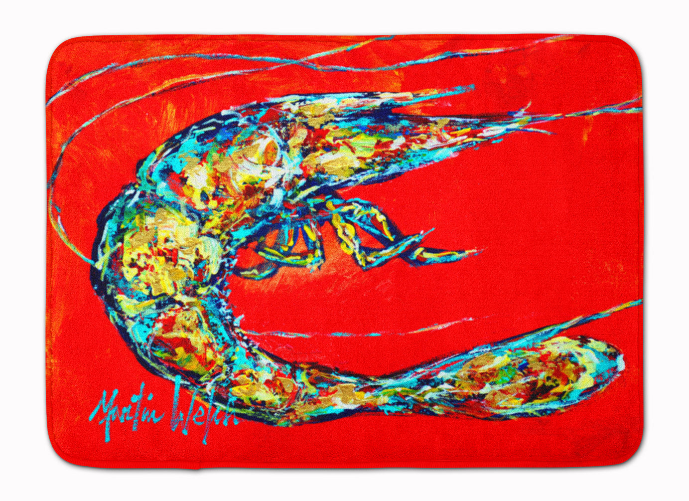 Shrimp Boil Memory Foam Kitchen Mat Machine Washable Anti-Fatigue Cushion Comfort Bath or Kitchen Rug
