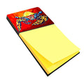 Bring it on Crab in Red Watercolor Sticky Note Holder Refillable Dispenser Desk Accessory 3x3 Pad Gift