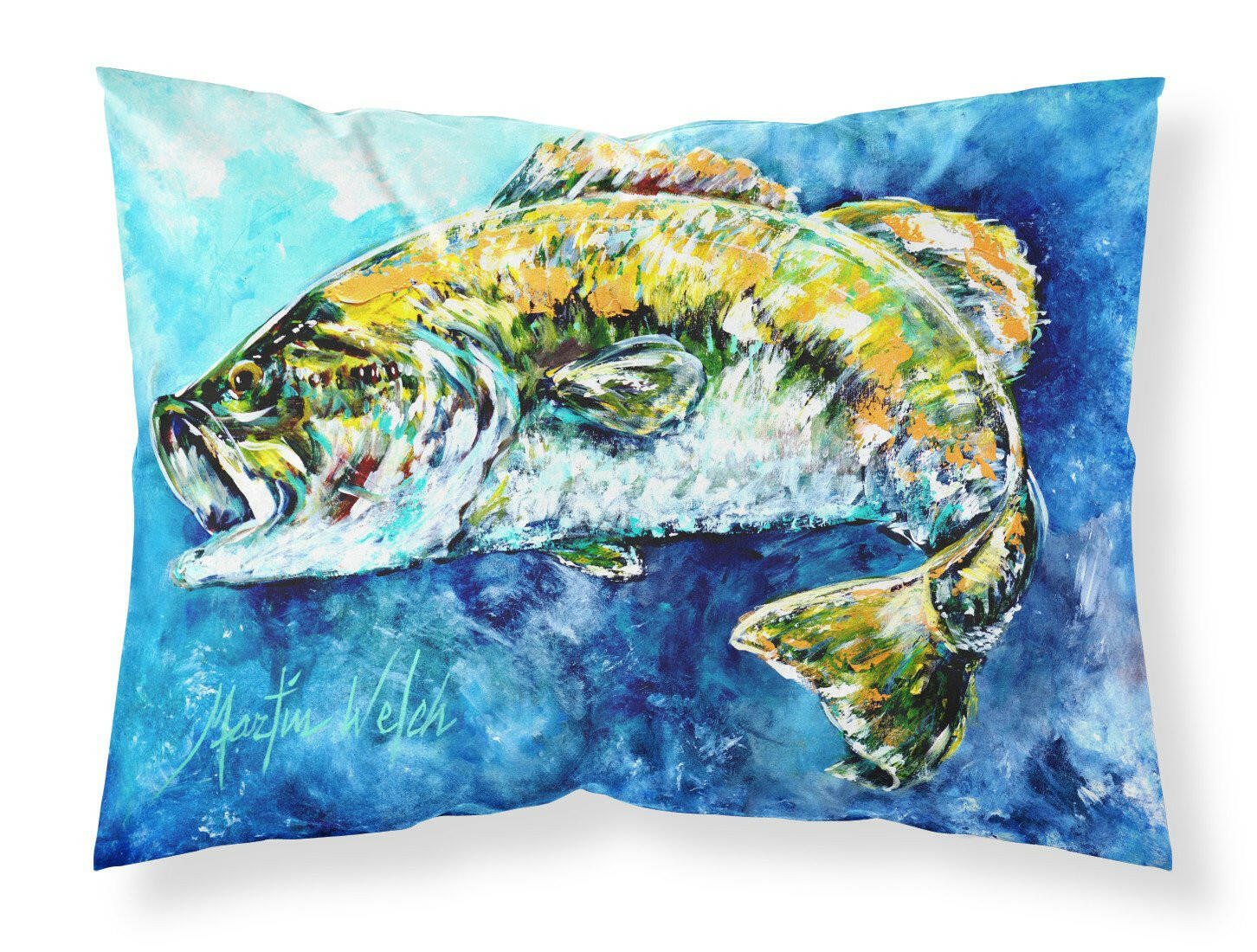 Bobby Bass Standard Pillowcase Lightweight Super Soft Easy Care Decorative Artwork Pillowcase, Standard