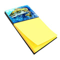 Bobby Bass Watercolor Sticky Note Holder Refillable Dispenser Desk Accessory 3x3 Pad Gift