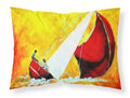 Sailboat Break Away Standard Pillowcase Lightweight Super Soft Easy Care Decorative Artwork Pillowcase, Standard