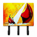 Sailboat Break Away Leash or Key Holder Wall Hooks, Coat Rack Wall Mount, for Hanging Keys, Towels, Aprons, Leashes