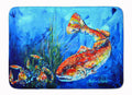 Scattered Red Fish Memory Foam Kitchen Mat Machine Washable Anti-Fatigue Cushion Comfort Bath or Kitchen Rug