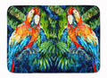 Parrots Yo Yo Mama Memory Foam Kitchen Mat Machine Washable Anti-Fatigue Cushion Comfort Bath or Kitchen Rug
