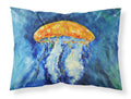 Calm Water Jellyfish Standard Pillowcase Lightweight Super Soft Easy Care Decorative Artwork Pillowcase, Standard