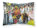 Dancing in the Streets Mardi Gras Standard Pillowcase Lightweight Super Soft Easy Care Decorative Artwork Pillowcase, Standard