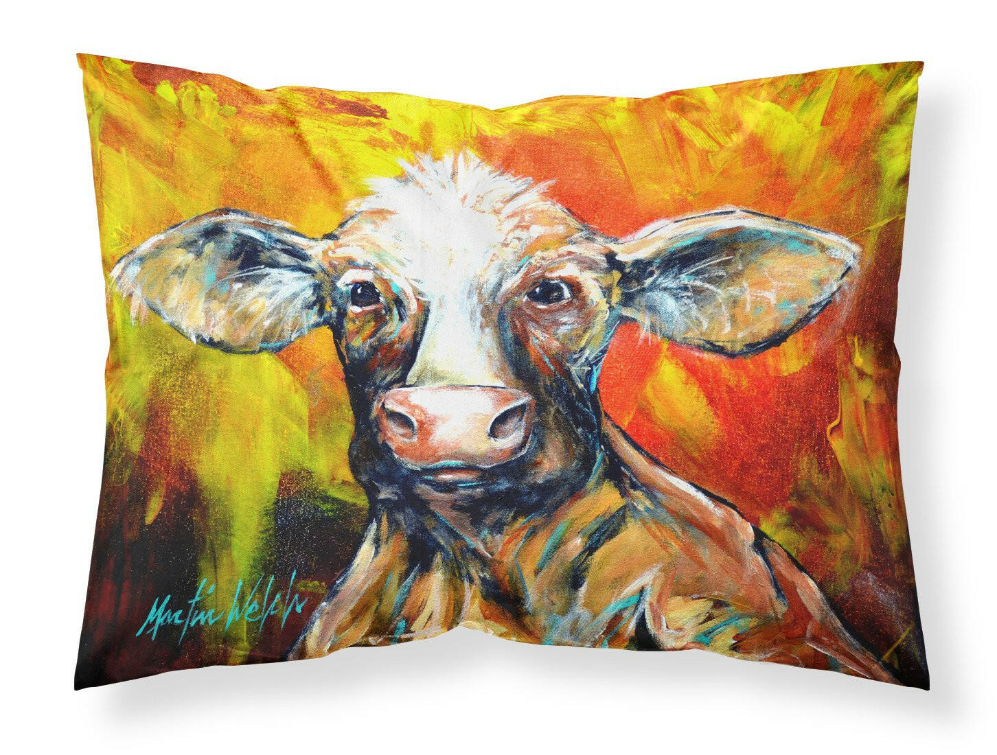 Another Happy Cow Standard Pillowcase Lightweight Super Soft Easy Care Decorative Artwork Pillowcase, Standard
