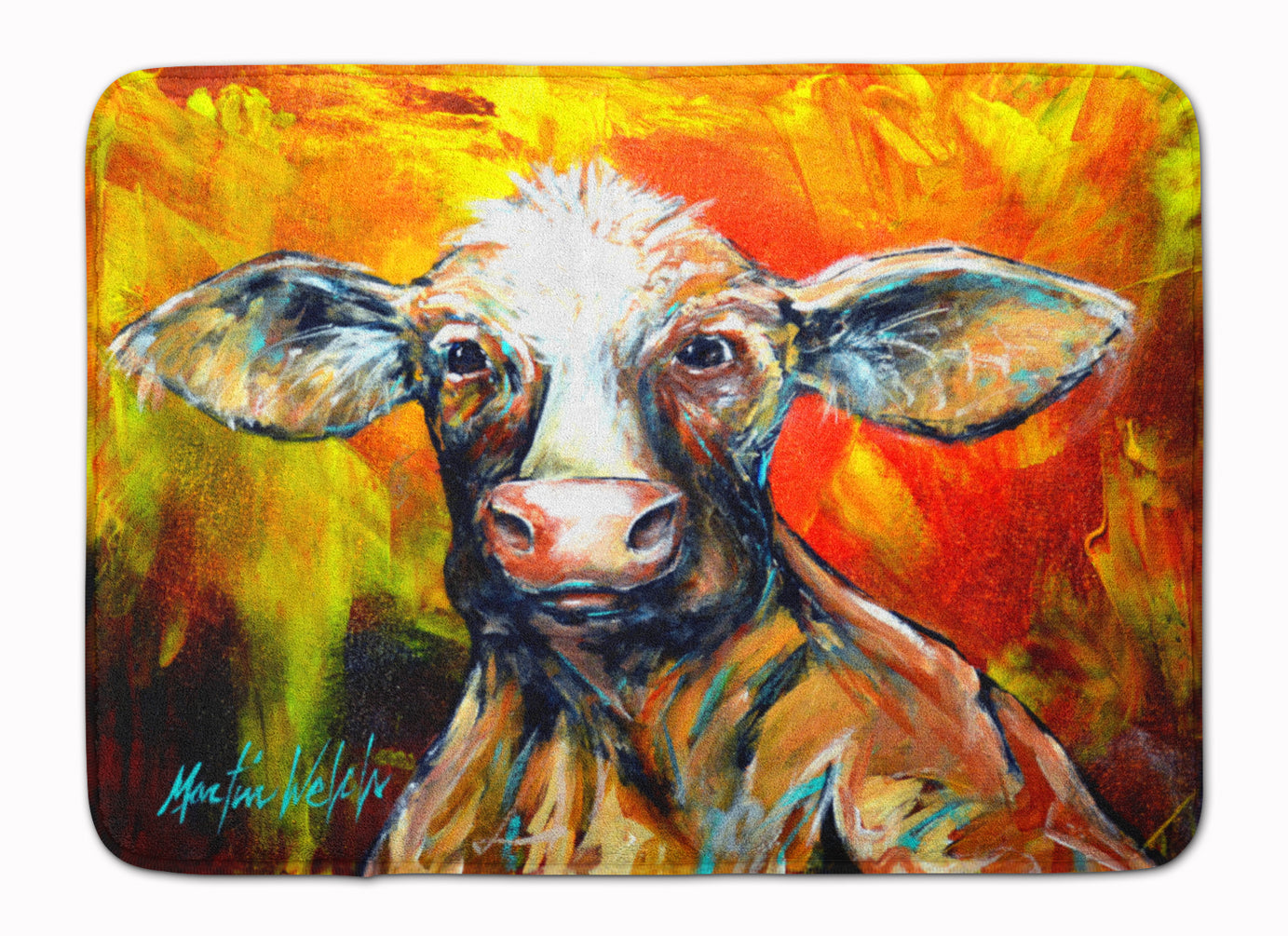 Another Happy Cow Memory Foam Kitchen Mat Machine Washable Anti-Fatigue Cushion Comfort Bath or Kitchen Rug