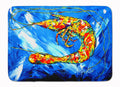 Ice Blue Shrimp Memory Foam Kitchen Mat Machine Washable Anti-Fatigue Cushion Comfort Bath or Kitchen Rug