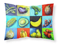 Mixed Fruits and Vegetables Standard Pillowcase Lightweight Super Soft Easy Care Decorative Artwork Pillowcase, Standard