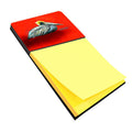 Sitting Brown Pelican Watercolor Sticky Note Holder Refillable Dispenser Desk Accessory 3x3 Pad Gift