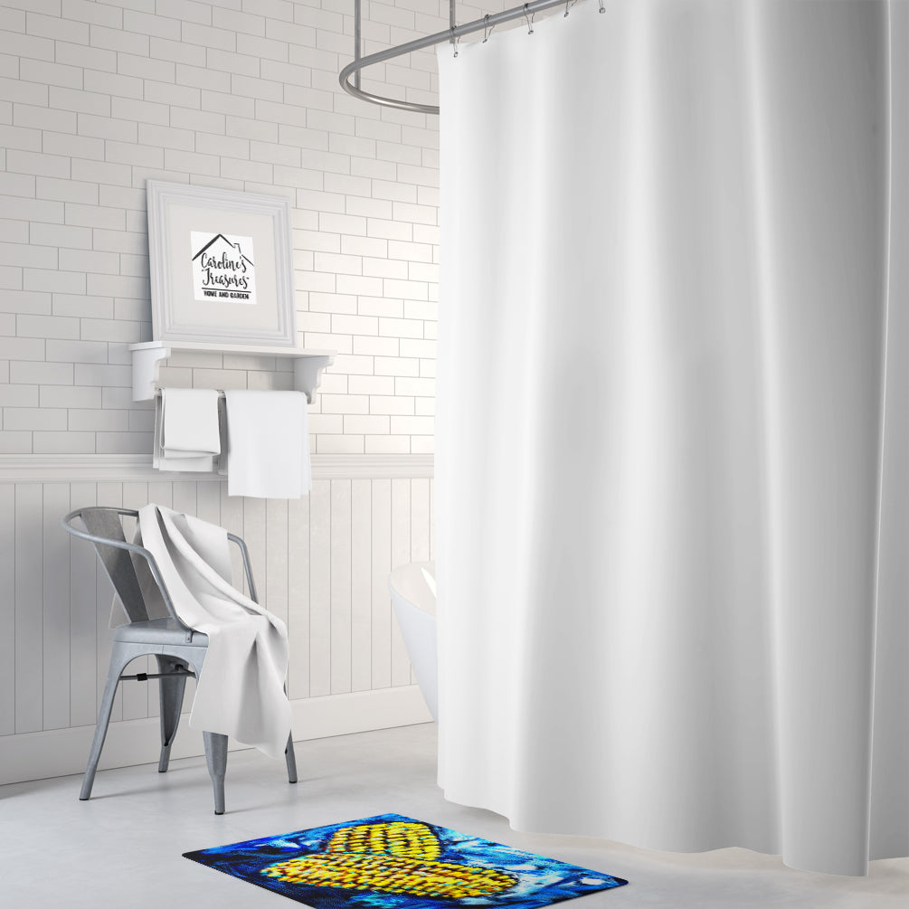 Two Corn Please Memory Foam Kitchen Mat Machine Washable Anti-Fatigue Cushion Comfort Bath or Kitchen Rug