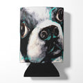 Boston Terrier Jake Pretty Please Can or Bottle Hugger Cooler Sleeve for Standard 12 oz Cans, Insulated Foam Beer & Soda Can Hugger Reusable