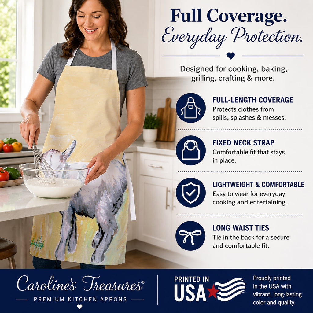 Bill the Kid Goat Apron Cooking Kitchen Server Baking Crafts Gardening for Adult Women Men, Unisex, Large, Multicolor