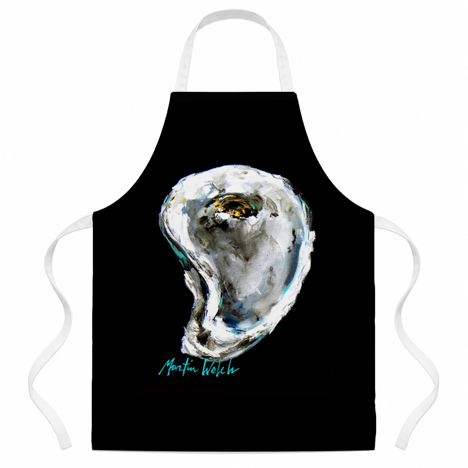 Lucky Oyster Apron Cooking Kitchen Server Baking Crafts Gardening for Adult Women Men, Unisex, Large, Multicolor