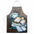Piping Hot Beignets Apron Cooking Kitchen Server Baking Crafts Gardening for Adult Women Men, Unisex, Large, Multicolor