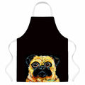 Pug it out Apron Cooking Kitchen Server Baking Crafts Gardening for Adult Women Men, Unisex, Large, Multicolor