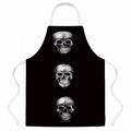 Say Cheese Skulls Apron Cooking Kitchen Server Baking Crafts Gardening for Adult Women Men, Unisex, Large, Multicolor