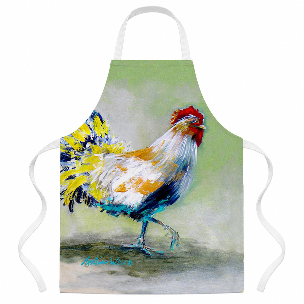 Sunrise Rooster Apron Cooking Kitchen Server Baking Crafts Gardening for Adult Women Men, Unisex, Large, Multicolor