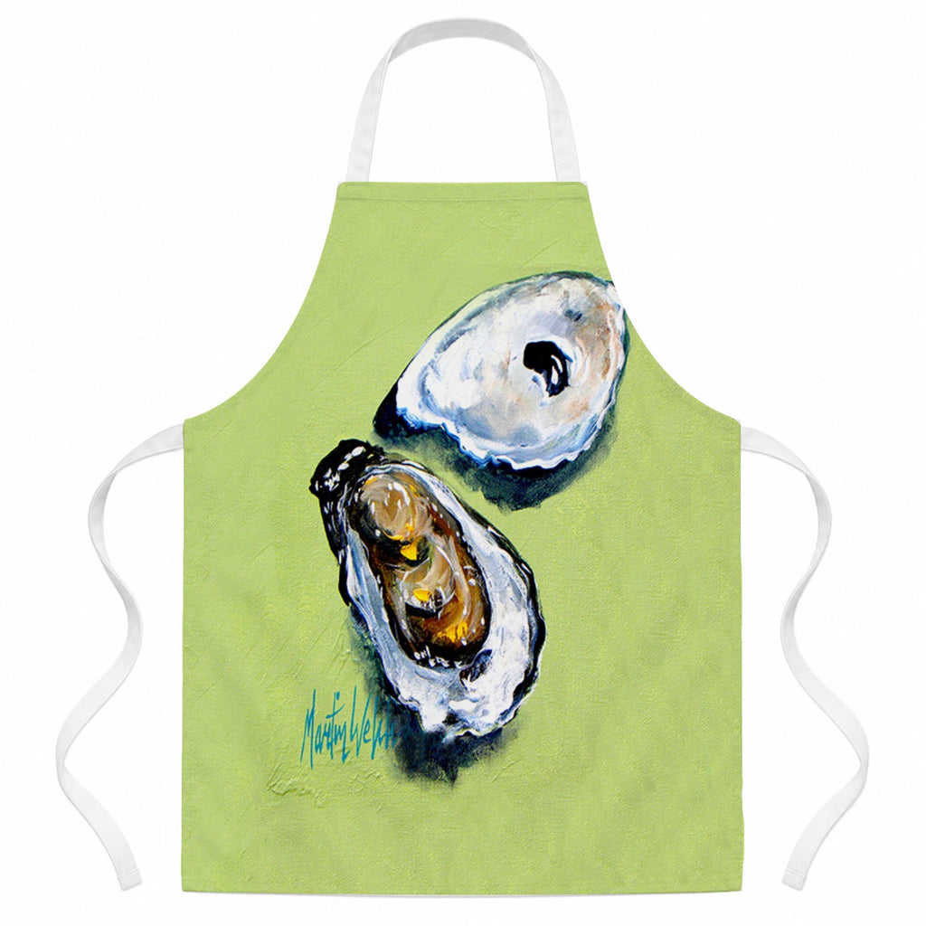 Two Oyster Shells Apron Cooking Kitchen Server Baking Crafts Gardening for Adult Women Men, Unisex, Large, Multicolor