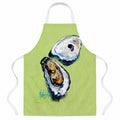 Two Oyster Shells Apron Cooking Kitchen Server Baking Crafts Gardening for Adult Women Men, Unisex, Large, Multicolor