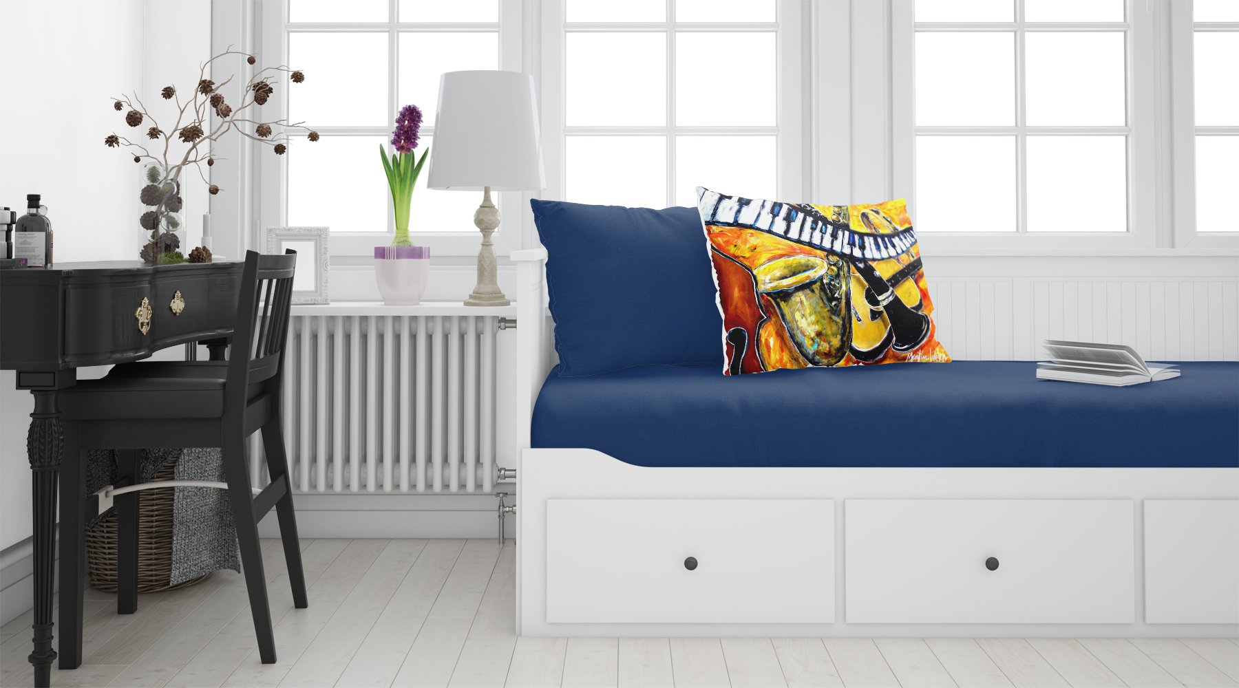 All That Jazz Standard Pillowcase Lightweight Super Soft Easy Care Decorative Artwork Pillowcase, Standard