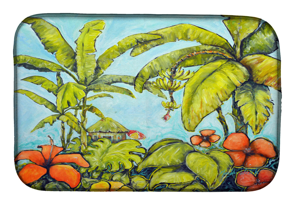 Banana Cabana Dish Drying Mat Absorbent Dish Drying Mat Pad for Kitchen Counter Dish Drainer Mat for Countertop, 14 x 21", Multicolor