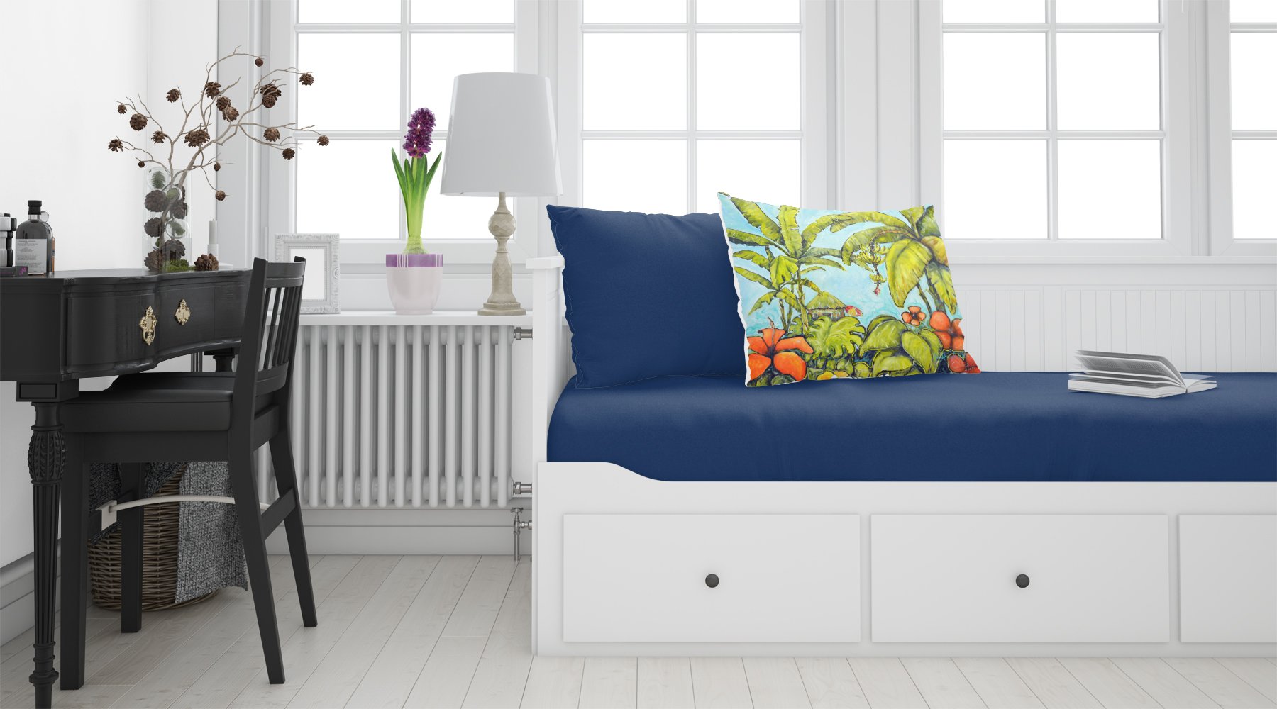 Banana Cabana Standard Pillowcase Lightweight Super Soft Easy Care Decorative Artwork Pillowcase, Standard