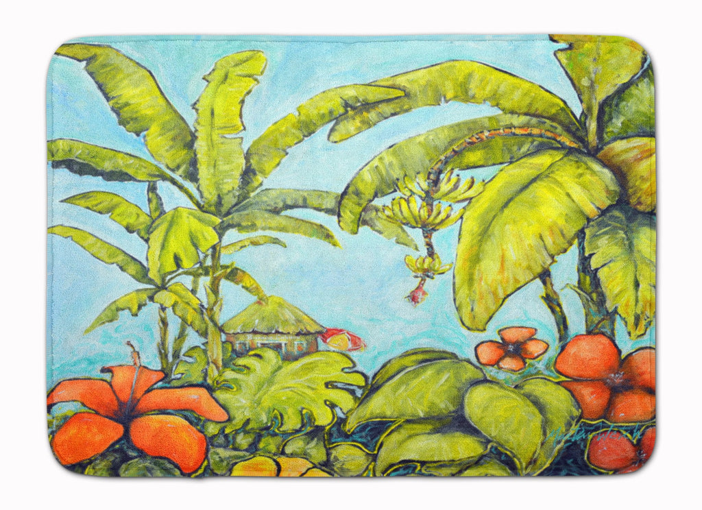Banana Cabana Memory Foam Kitchen Mat Machine Washable Anti-Fatigue Cushion Comfort Bath or Kitchen Rug