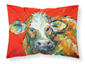 Caught Red Handed Cow Standard Pillowcase Lightweight Super Soft Easy Care Decorative Artwork Pillowcase, Standard